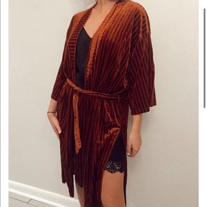 Velour Kimono
